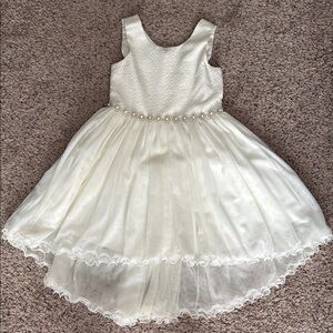 Elegant Cream Kids Dress